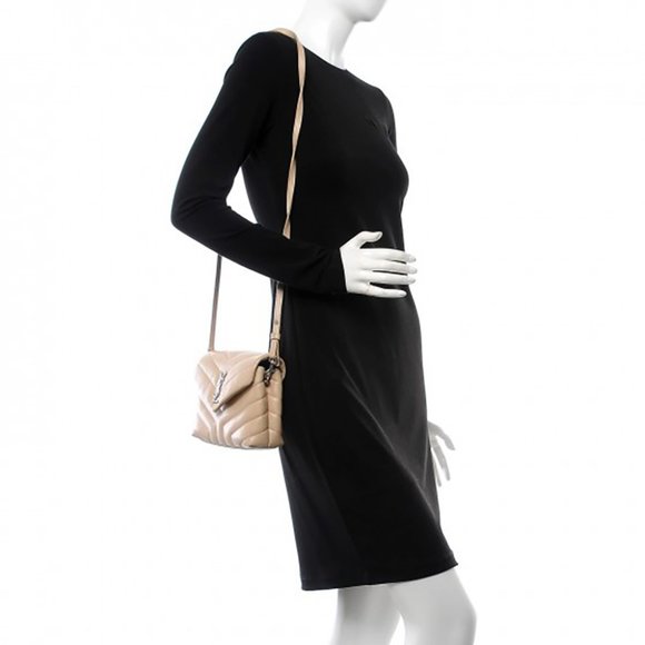 Saint Laurent Monogram Loulou Toy Matelassé Leather Cross Body Bag - Picture 10 of 10